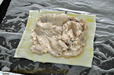 Tuňák koláč s listového těsta