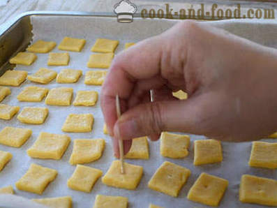 Domácí sýrové krekry recept krok za krokem