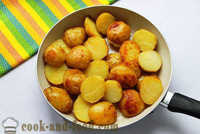 Vařené smažené brambory