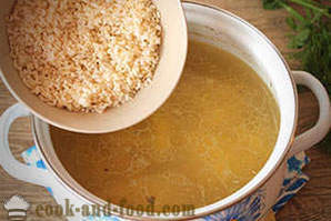Jak vařit kuřecí polévka s rýží