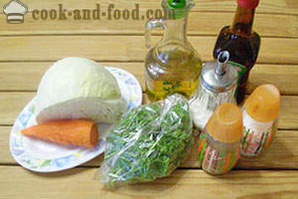 Vitamin salát ze zelí a mrkev