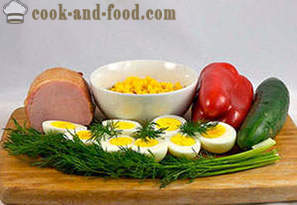Salát se šunkou a vejci