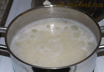 Mléko rýžová kaše - krok za krokem recept
