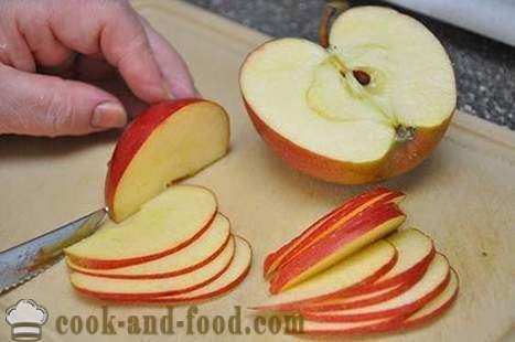Pečená rozety jablka v těstíčku