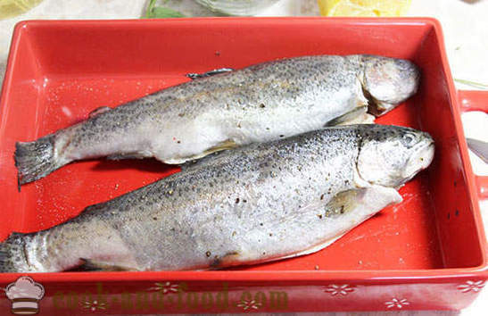 Pečený ryby v troubě