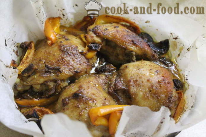 Kuře v teriyaki omáčce v troubě - jak vařit kuřecí teriyaki, krok za krokem recept fotografiích