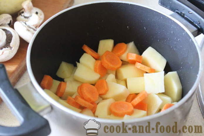 Polévka s drůbežími játry - jak vařit polévku s játry, krok za krokem recept fotografiích