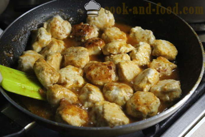 Mitboly Chicken - jak vařit karbanátky v omáčce, krok za krokem foto-recept omáčkou mitbolov