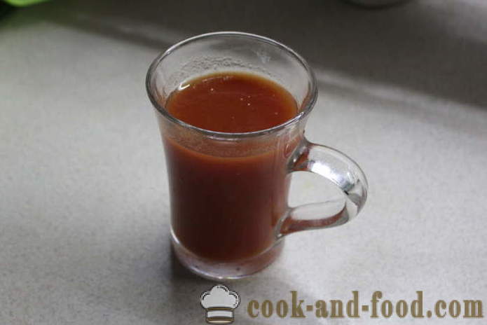 Čočková polévka s houbami a rajčatové šťávy - Jak se dělá Čočková polévka s rajčaty krok za krokem recept fotografiích