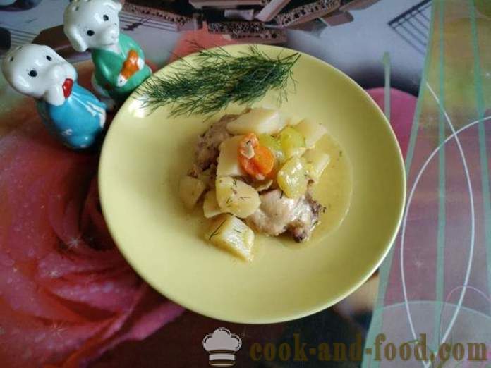 Hovězí guláš s brambory a cukety - jak vařit lahodný zeleninový guláš s cuketou, krok za krokem recept fotografiích
