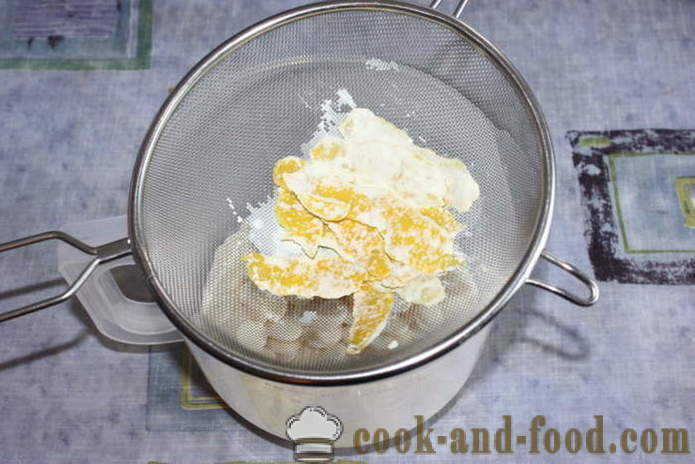 Almond French pečivo pasta - jak vyrobit dort těstoviny doma, krok za krokem recept fotografiích