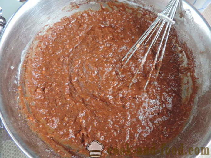 Nejsnadnější čokoládový mrkvový dort s rostlinným olejem - jak vařit mrkvový dort v troubě, se krok za krokem recept fotografiích