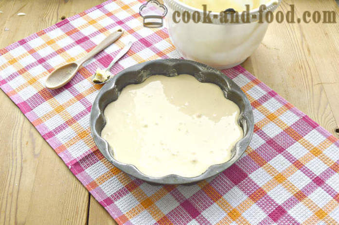 Jednoduchý recept dort dětské výživy v troubě - jak vařit rychlý koláč z suché směsi mléka, krok za krokem recept fotografiích