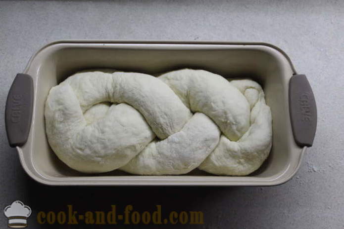 Pečený kvasnice chleba s olivami a papriky - jak se peče italský chléb v troubě, s krok za krokem recept fotografiích