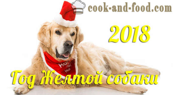 Jednoduché a chutné recepty na Nový rok 2018 s fotografií - co se bude vařit pro nový rok 2018 Rok Psa