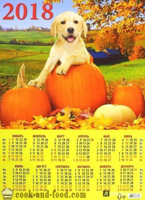 Kalendář 2018 - Rok Psa na východním kalendáři: stahujte zdarma vánoční kalendář se psy a štěňata.