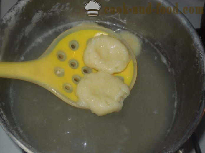 Nejlínější knedlíky s bramborami - Jak se dělá líné knedlíky s bramborami, krok za krokem recept fotografiích