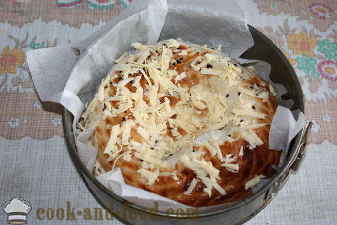 Uzbek chléb se sýrem v troubě - jak vařit teplé sendviče se sýrem doma krok za krokem recept fotografiích
