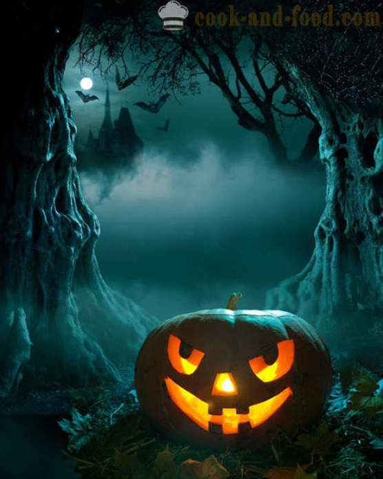Scary Halloween karty s odpoledne - obrázky a pohlednice pro Halloween zdarma