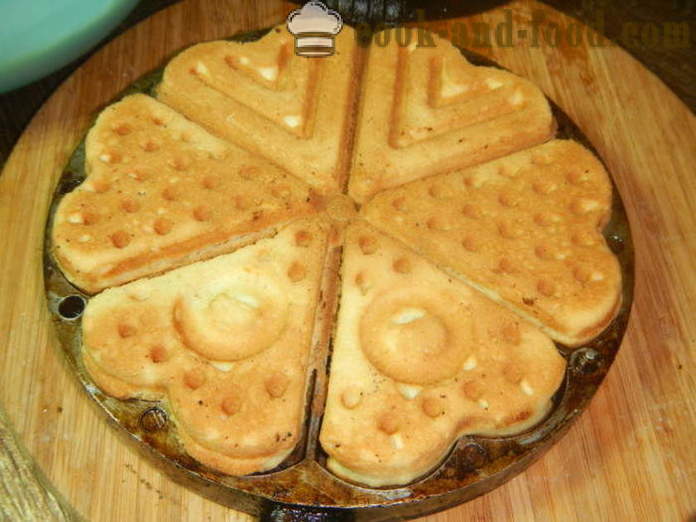 Cookies ve tvaru trojúhelníků na plynu, jakmile - jak vařit sušenky v kroku forem krokem recept fotografiích