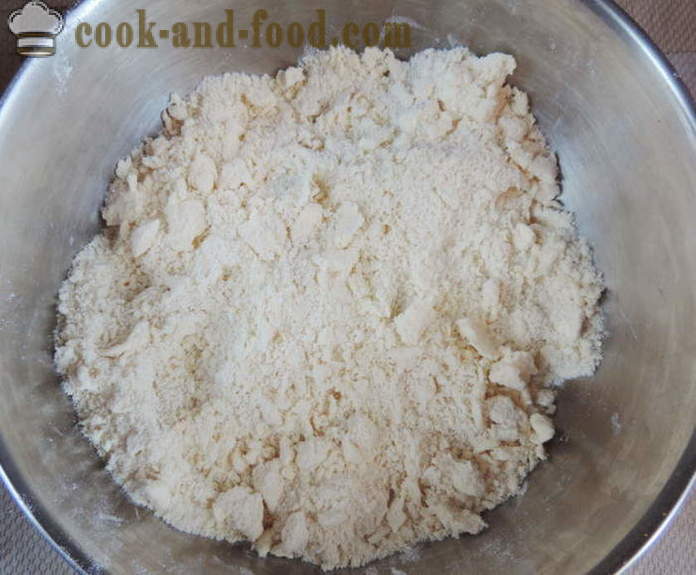 Domácí sušenka těsta - jak rychle připravit Křehké těsto, krok za krokem recept fotografiích