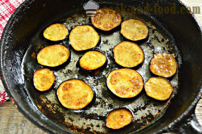 Omeleta s lilky a rajčaty - Jak připravit smažené lilky s vejci a rajčaty, krok za krokem recept fotografiích