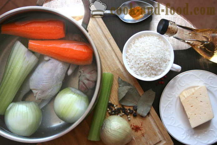 Domácí vývar rizoto s vínem - jak vařit rizoto doma krok za krokem recept fotografiích