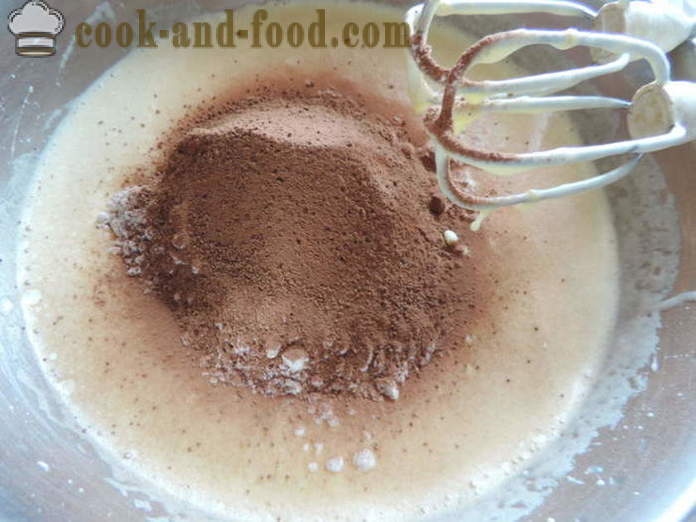 Domácí čokoládové křupavé vafle - jak se dělá vafle do vaflovače, krok za krokem recept fotografiích