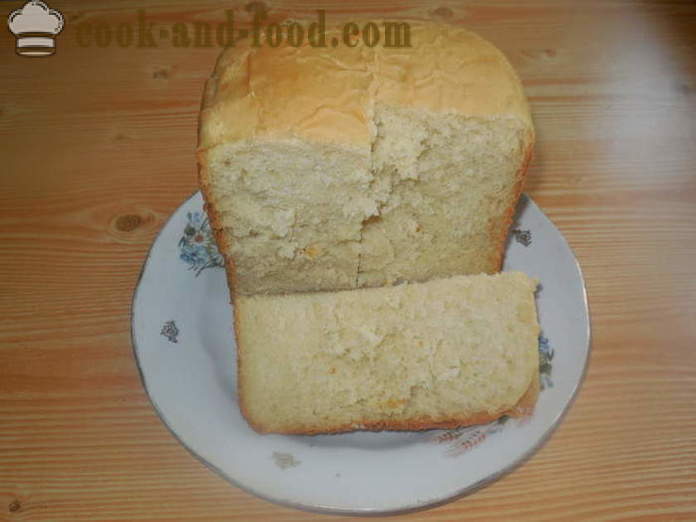 Sýr chléb na sérové ​​pekárny - jak se peče chleba v pekárně s tvarohem na sérum, krok za krokem recept fotografiích