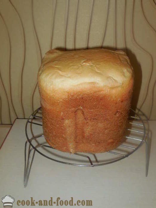 Sýr chléb na sérové ​​pekárny - jak se peče chleba v pekárně s tvarohem na sérum, krok za krokem recept fotografiích