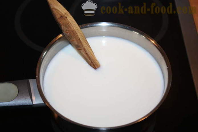 Mléko kaše ze sága - jak uvařit kaši z ságo chutné, s krok za krokem recept fotografiích