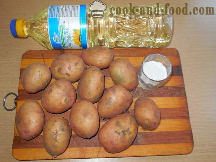 Pečené brambory ve slupce v troubě - jako lahodné pečené brambory ve slupce v troubě, s krok za krokem recept fotografiích