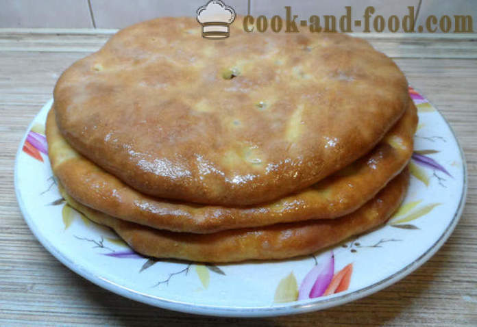 Delicious Osetie koláče s různými náplněmi - jak vařit osetinský koláče doma krok za krokem recept fotografiích