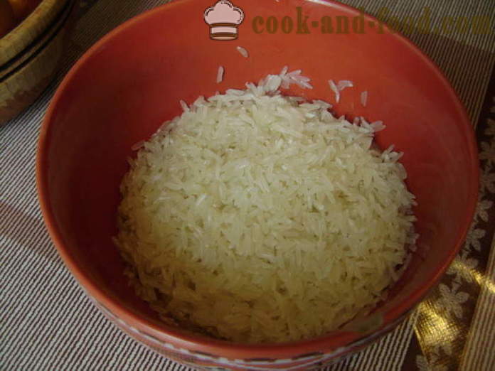 Delicious hrudky rýže obloha - jak vařit ostrý rýže obloha v čínštině, krok za krokem recept fotografiích