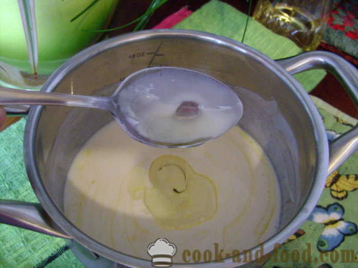 Rychlé testy na jogurt bez kvasnic - jak vařit těsto na jogurt pro koláče, krok za krokem recept fotografiích