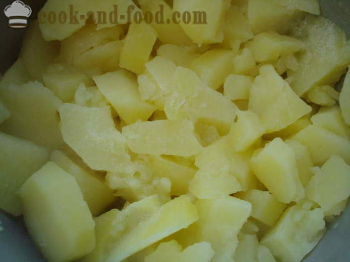 Nádivka pro knedlíky s bramborami - jak se cpe na knedlíky a brambory, se krok za krokem recept fotografiích