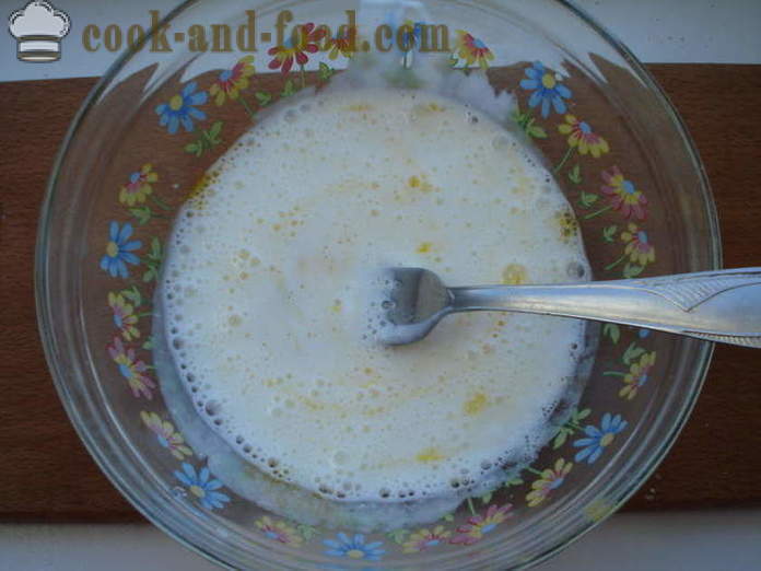 Těsto na knedlíky dušené v jogurtu a špenátu - Jak připravit těsto na knedlíky dušené s krok za krokem recept fotografiích