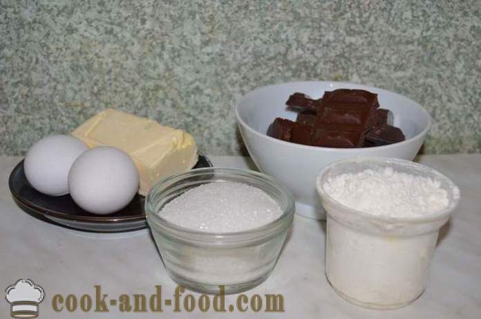 Čokoládové brownies dort - jak udělat čokoládové brownies doma krok za krokem recept fotografiích