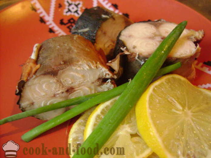 Solené makrela rychle cibule skiny - jak naložit makrela ve cibule skiny doma krok za krokem recept fotografiích