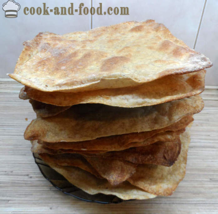 Chapati - indické koláče - jak se dělá chapatis doma krok za krokem recept fotografiích