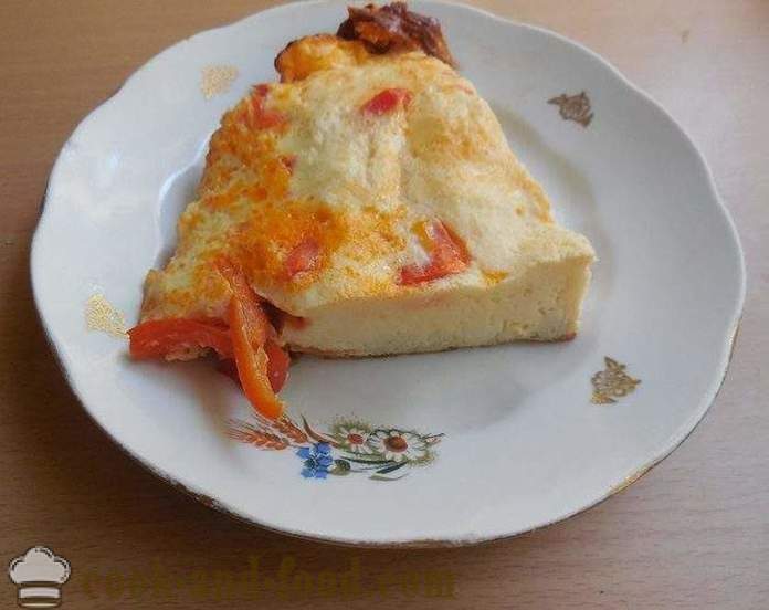 Omeleta s rajčaty v multivarka - jak vařit omeletu v multivarka krok za krokem recept fotografiích