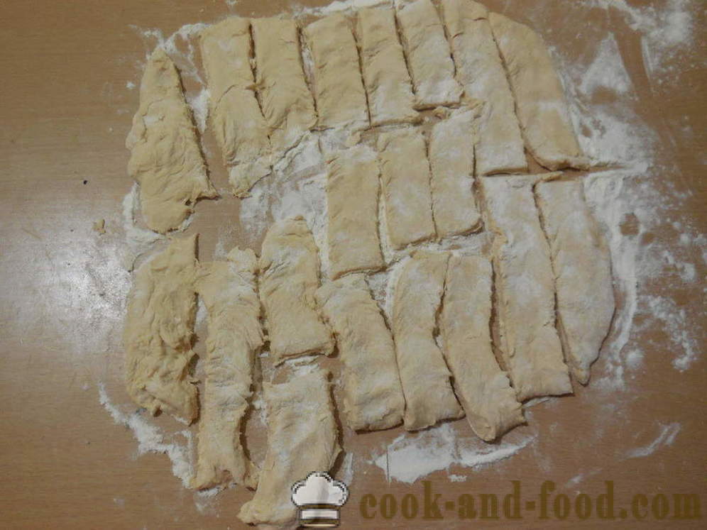 Cookies bramborová kaše - jak se peče bramborové hole v troubě, s krok za krokem recept fotografiích