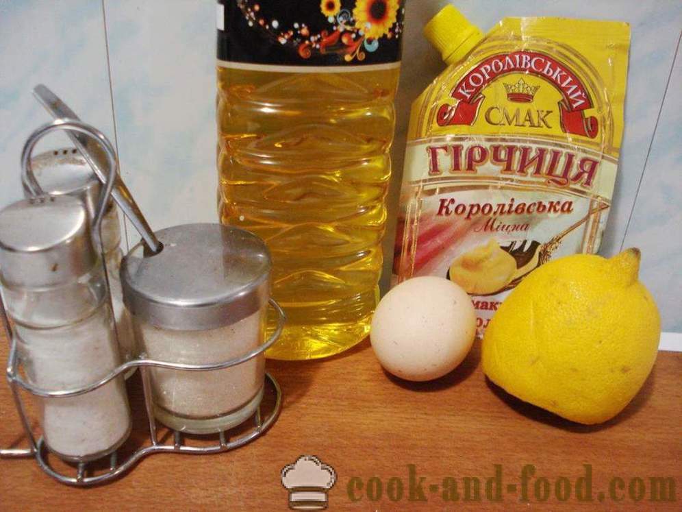 Domácí majonéza v mixéru - jak se majonézy doma mixéru, krok za krokem recept fotografiích