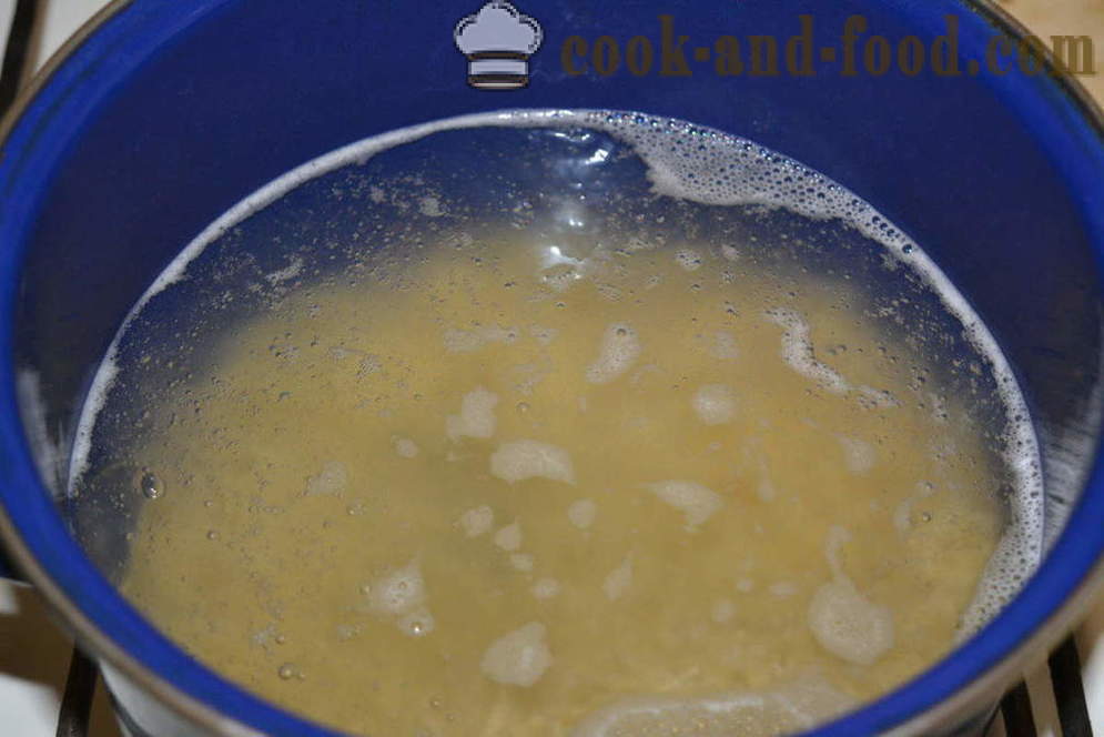 Jak Vařit nudle na ozdobu - jak vařit těstoviny, aby jej slepené, krok za krokem recept fotografiích