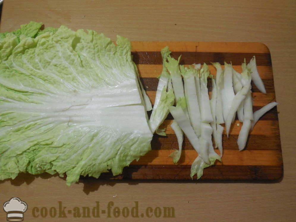 Zelenina v korejštině - vaření zeleniny v korejštině, krok za krokem recept fotografiích