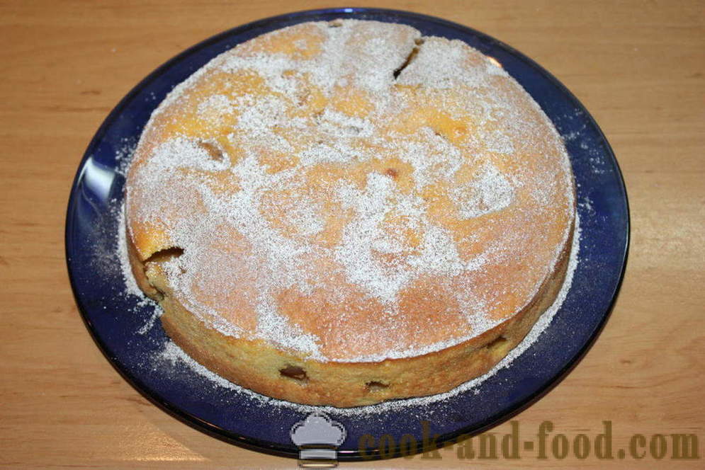 Dýňový koláč s jablky - Jak vařit jablečný koláč s dýní a jablkem, se krok za krokem recept fotografiích