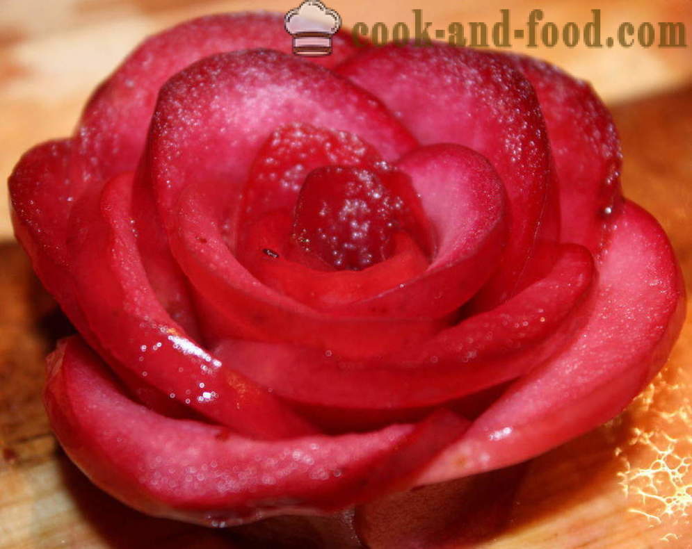 Recept jablka růže - jak se dělá jablečný koláč růže krok za krokem recept fotografiích