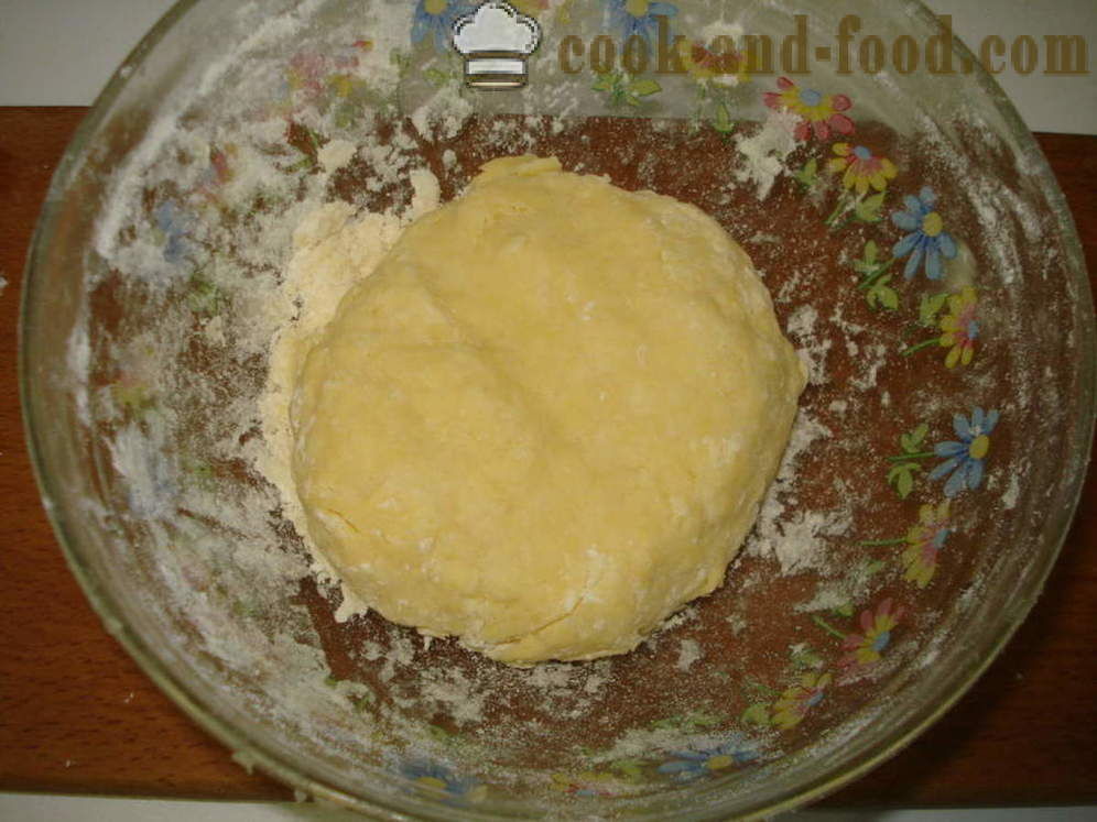 Otevřená dýňový koláč s ořechy a medem - jak vařit dýňový koláč v troubě, se krok za krokem recept fotografiích