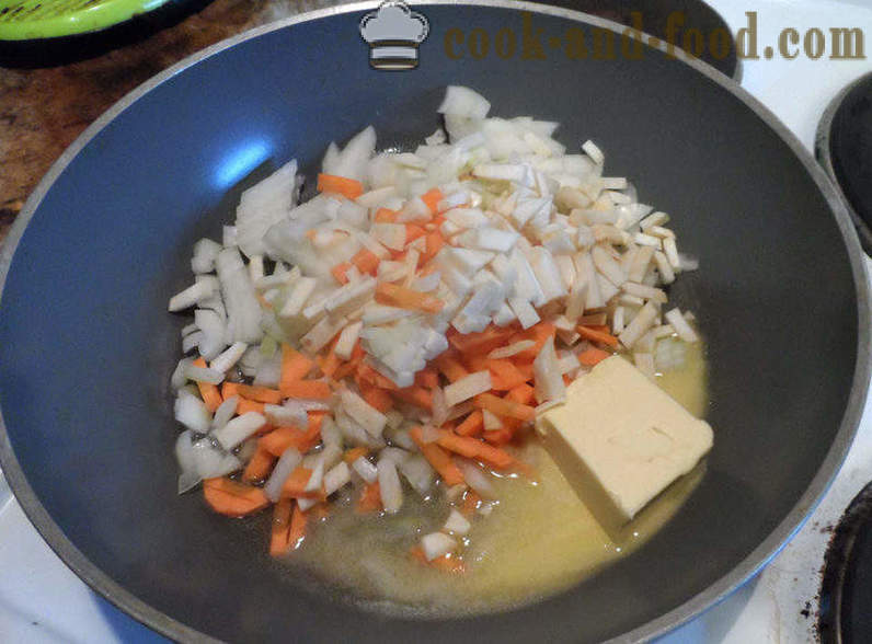 Krokety pod bešamelu v troubě - jak vařit karbanátky s bramborem a smetanovou omáčkou, krok za krokem recept fotografiích