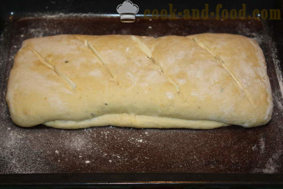 Domácí dýňový chléb - jak se peče chléb s dýní v troubě, se krok za krokem recept fotografiích